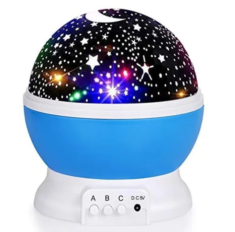 Rotating Nursery Starry Sky Table Projector