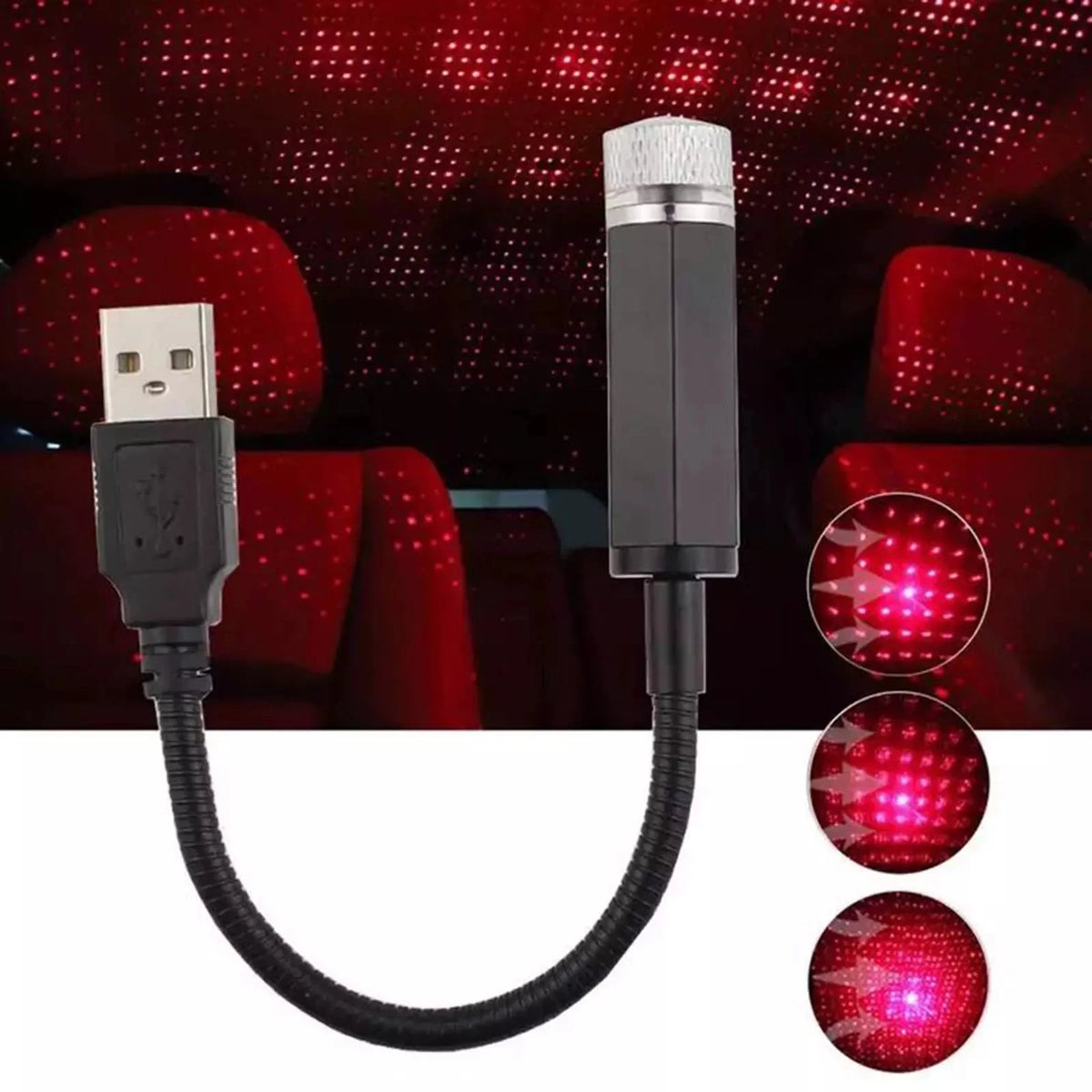 Galaxy Star Projector Night Light USB 5V