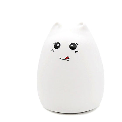 Silicone Touch Sensor LED Night Light - Cat