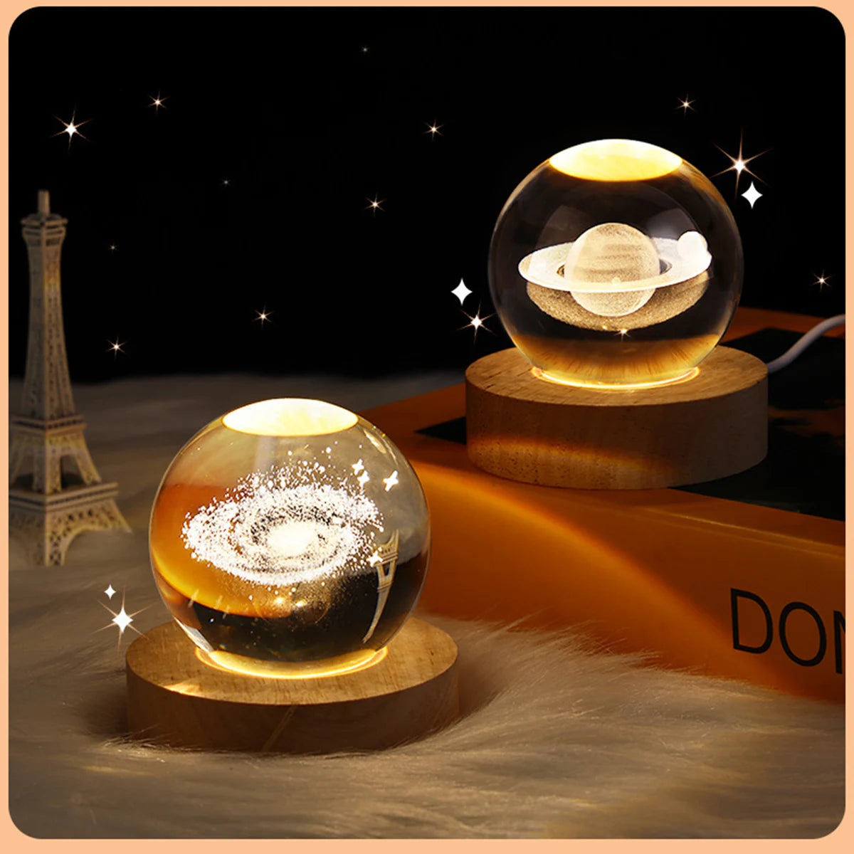 Astronomy Crystal Ball Night Light Astronaut