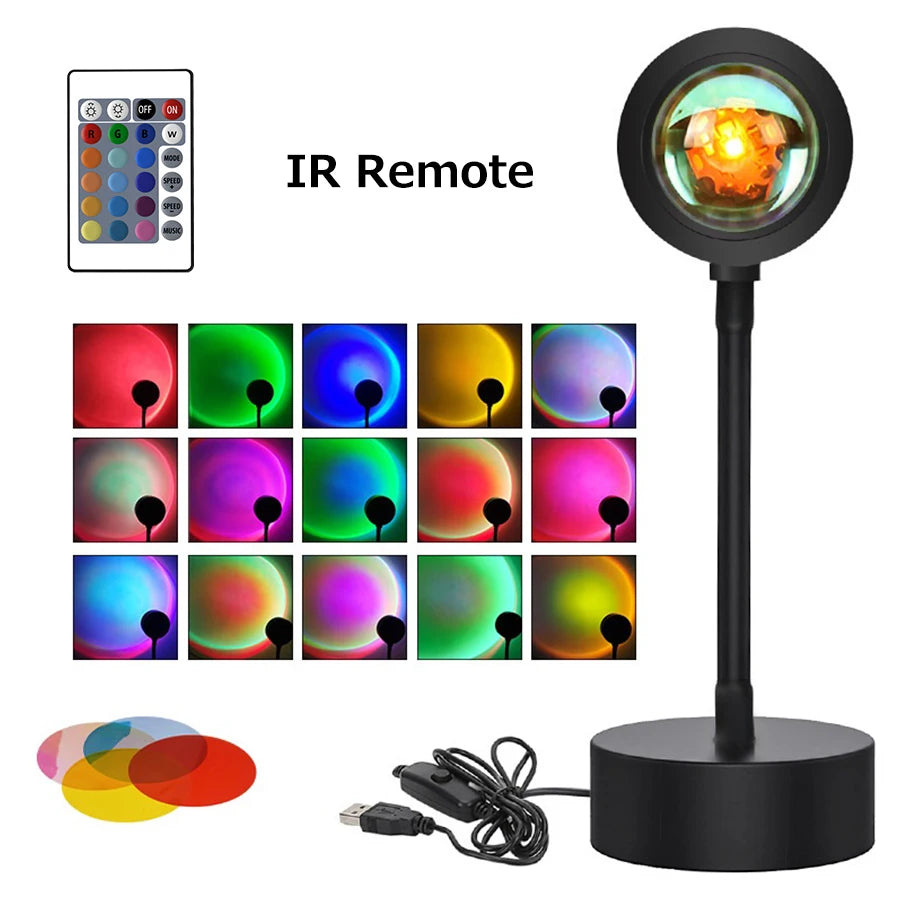 Tuya Smart Sunset Projector Lamp Rainbow