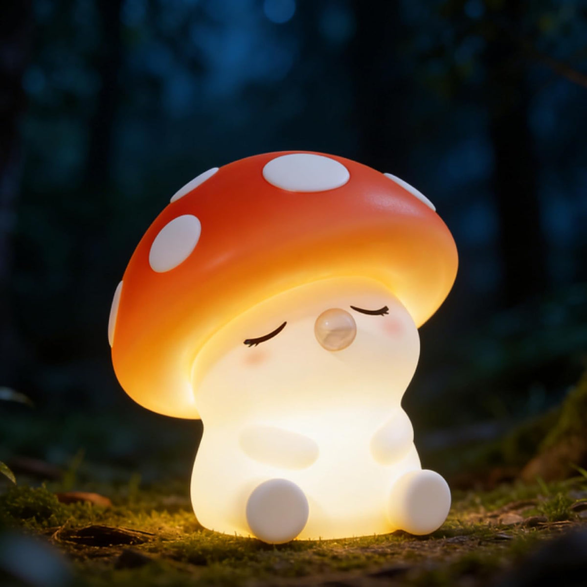 Squishy Mushroom Night Light - 20 Kawaii Characters
