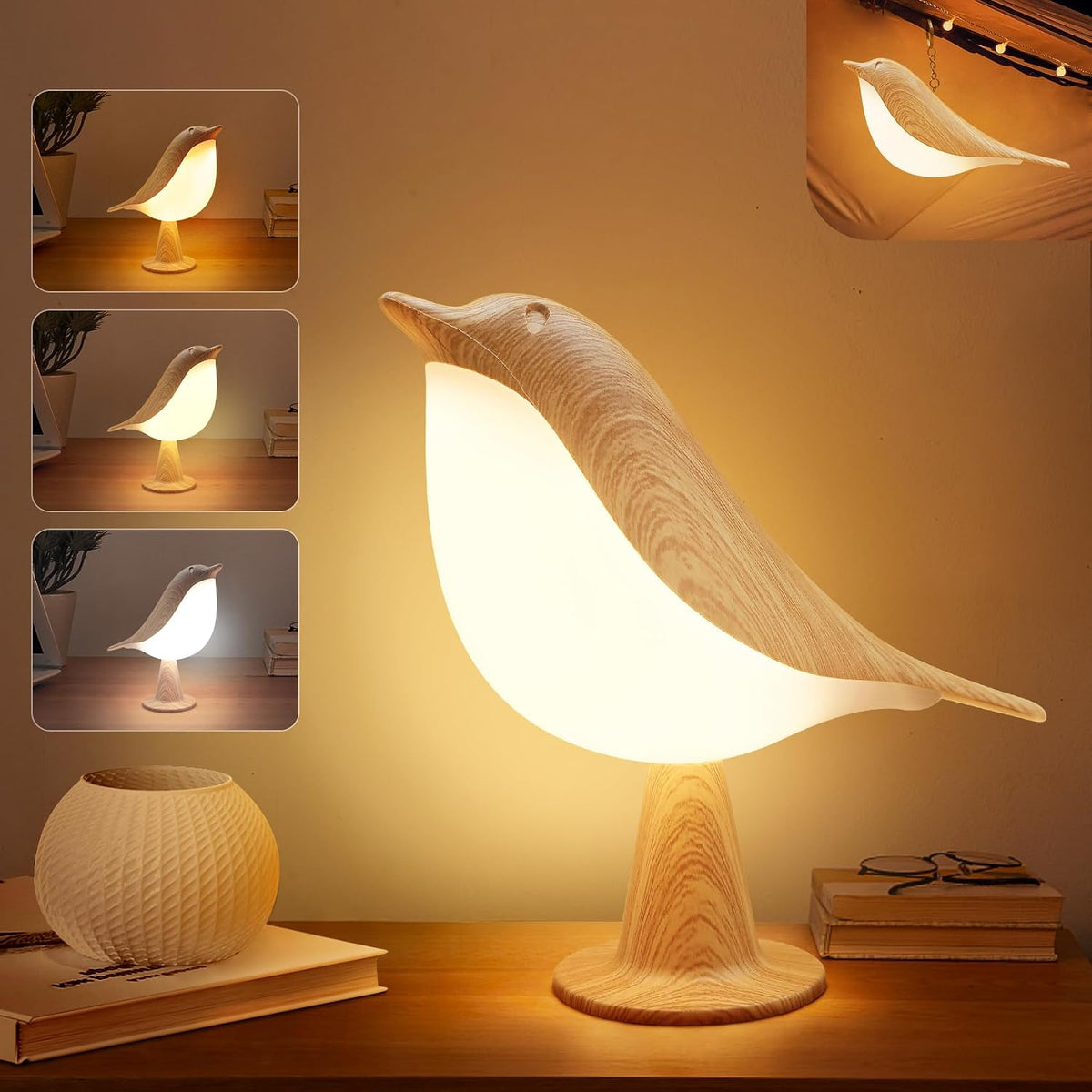 Little Bird Cordless Lamp - Detachable 2-In-1 Table Light