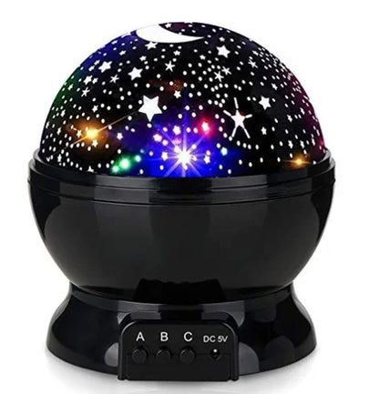 Rotating Nursery Starry Sky Table Projector