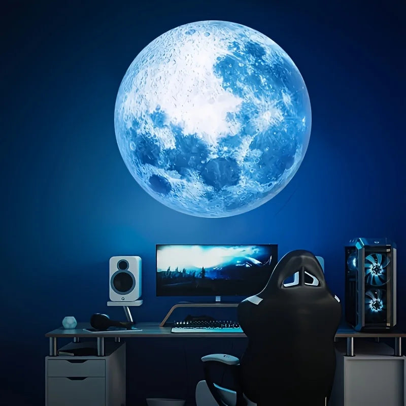 LED Planet Projector Lamp - Moon & Earth