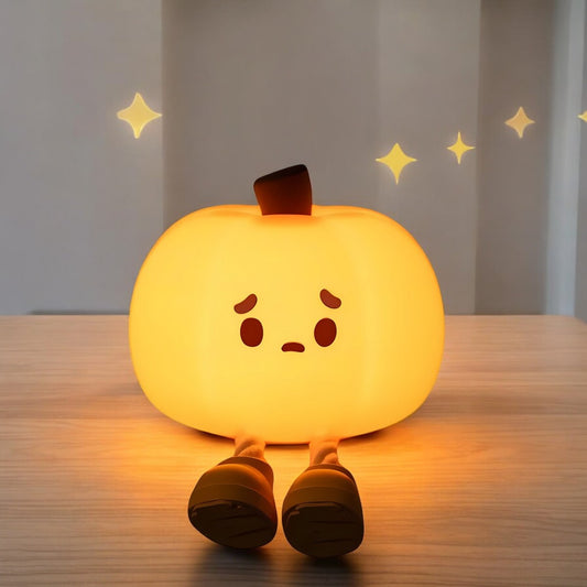 Adorable Halloween Pumpkin Night Light