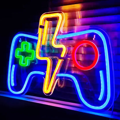 Gamer Neon Sign - Game Controller LED Neon Light