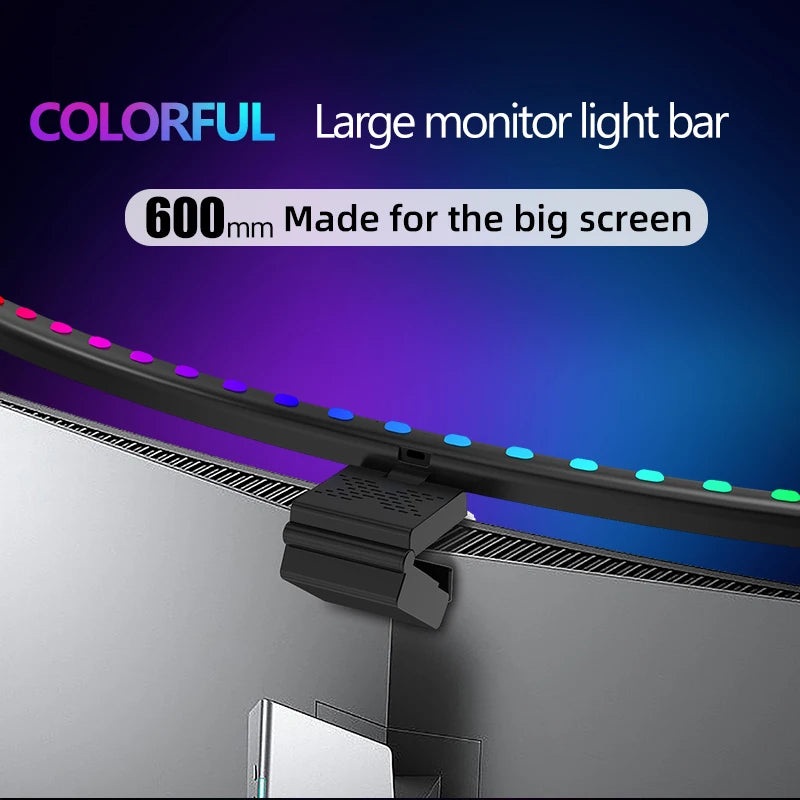 Computer Monitor Light Bar RGB Music Rhythm Gaming