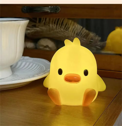Duck Night Light - Cute Cartoon Animal Lamp