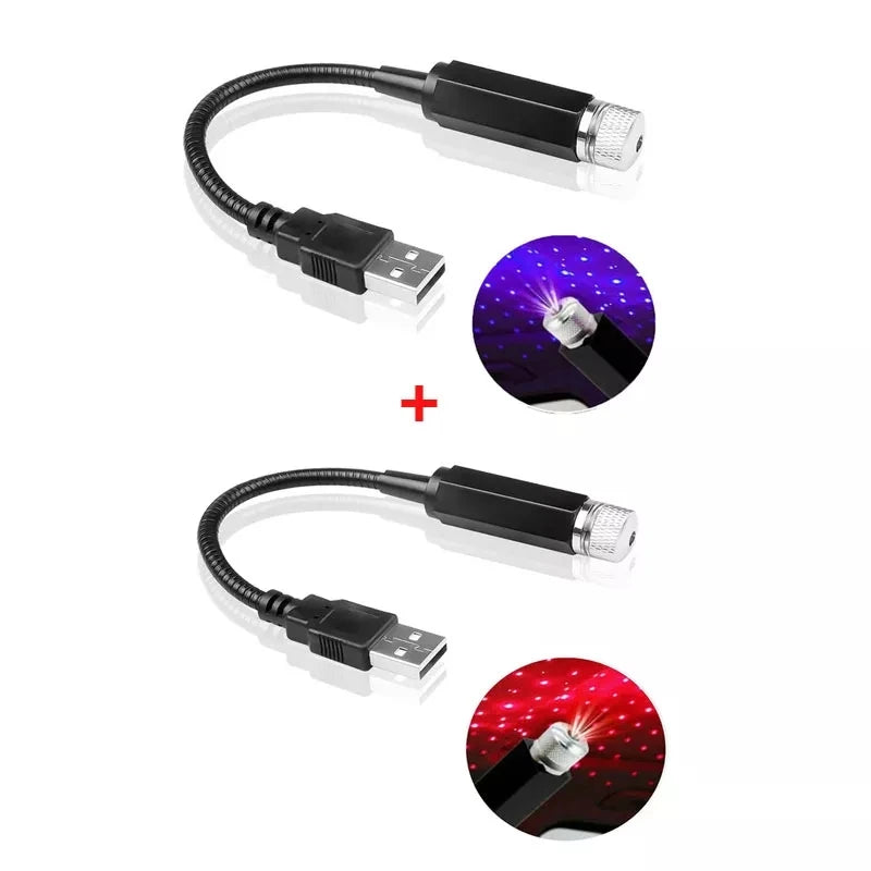 Galaxy Star Projector Night Light USB 5V