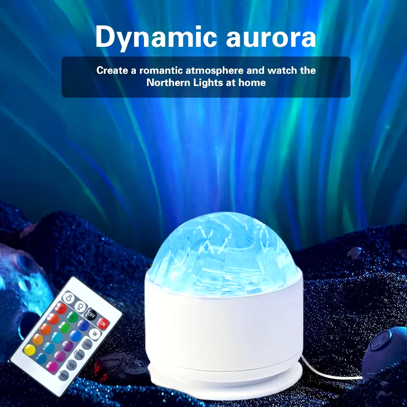 Northern Aurora Water Ripple Projector Lamp