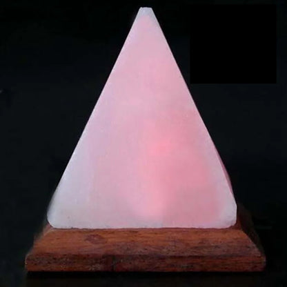 Himalayan Crystal Salt Lamp - USB Pyramid LED