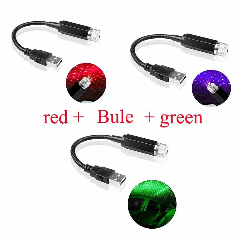 Galaxy Star Projector Night Light USB 5V