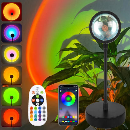 Tuya Smart Sunset Projector Lamp Rainbow