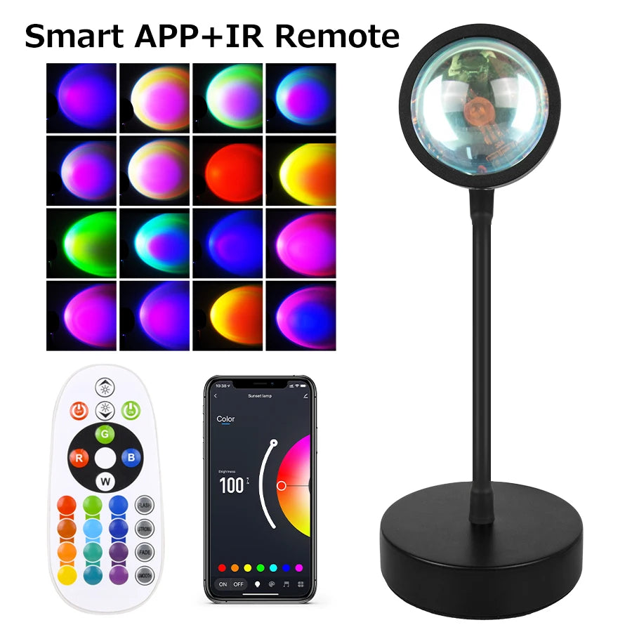 Tuya Smart Sunset Projector Lamp Rainbow