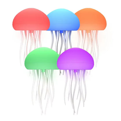 Cartoon Jellyfish Night Light RGB Gradient