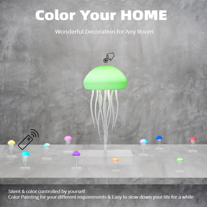 Cartoon Jellyfish Night Light RGB Gradient