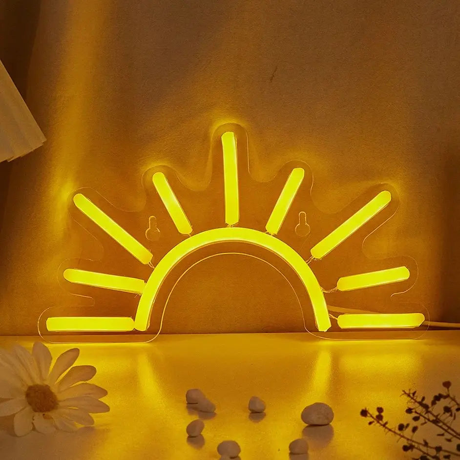 Sunrise Shape LED Neon Sign USB Powered