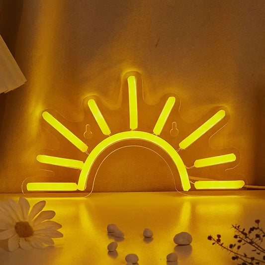 Sunrise Shape LED Neon Sign USB Powered