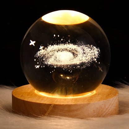 Astronomy Crystal Ball Night Light Astronaut