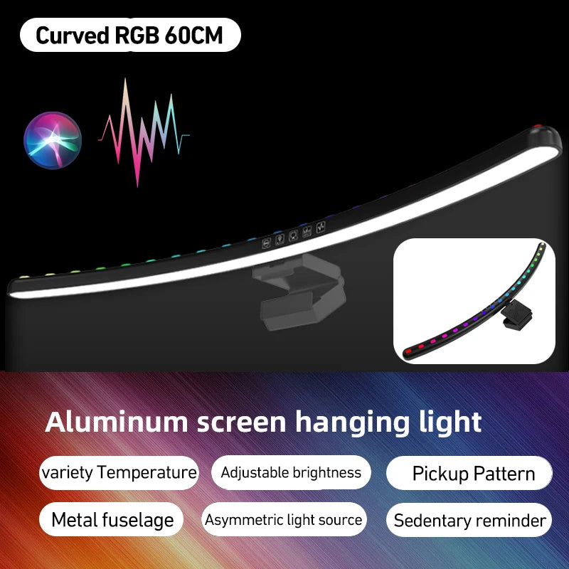 Computer Monitor Light Bar RGB Music Rhythm Gaming