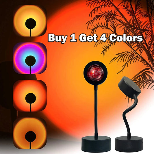 USB Sunset Lamp Projector Photography Background