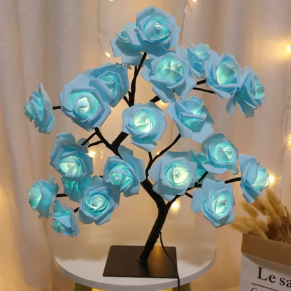LED Rose Flower Tree Table Lamp