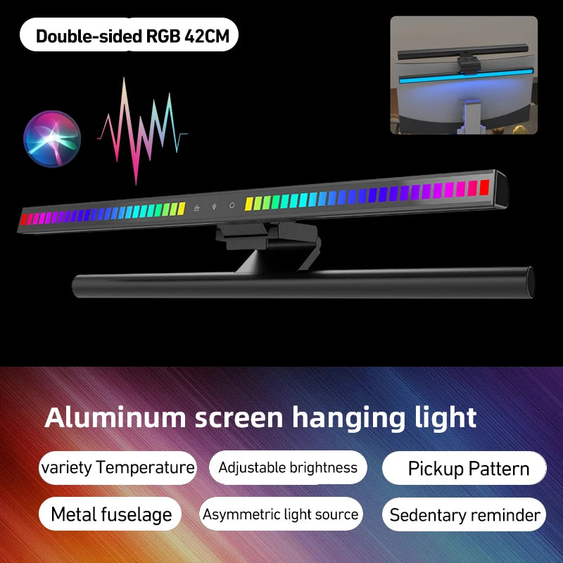 Computer Monitor Light Bar RGB Music Rhythm Gaming