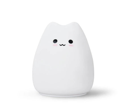 Silicone Touch Sensor LED Night Light - Cat