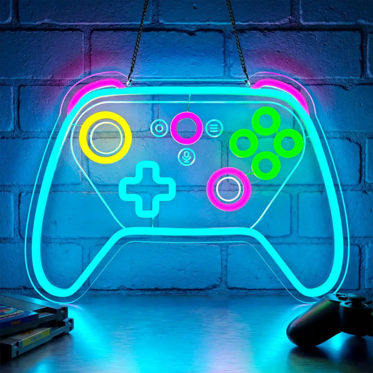 Gamer Neon Sign - Game Controller LED Neon Light