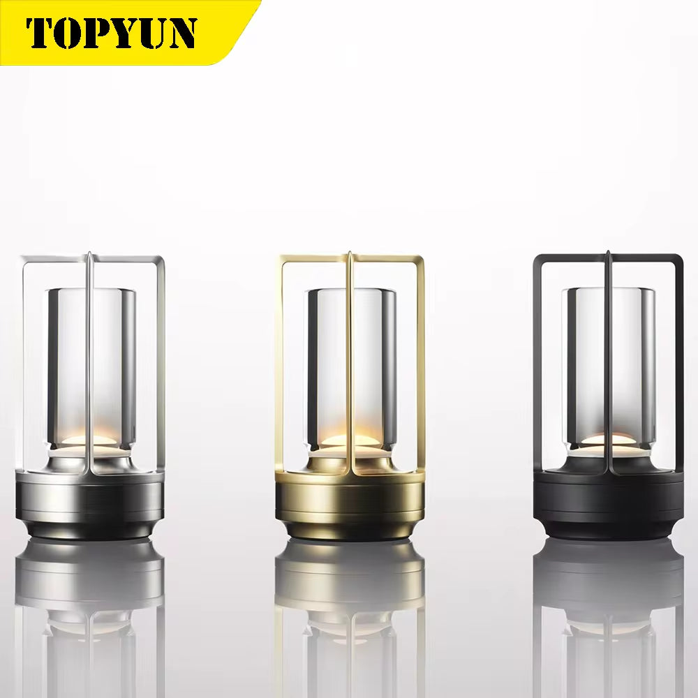 Rechargeable Crystal Lamp Bedside Touch
