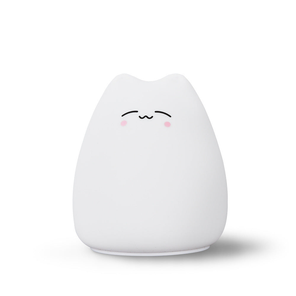 Silicone Touch Sensor LED Night Light - Cat