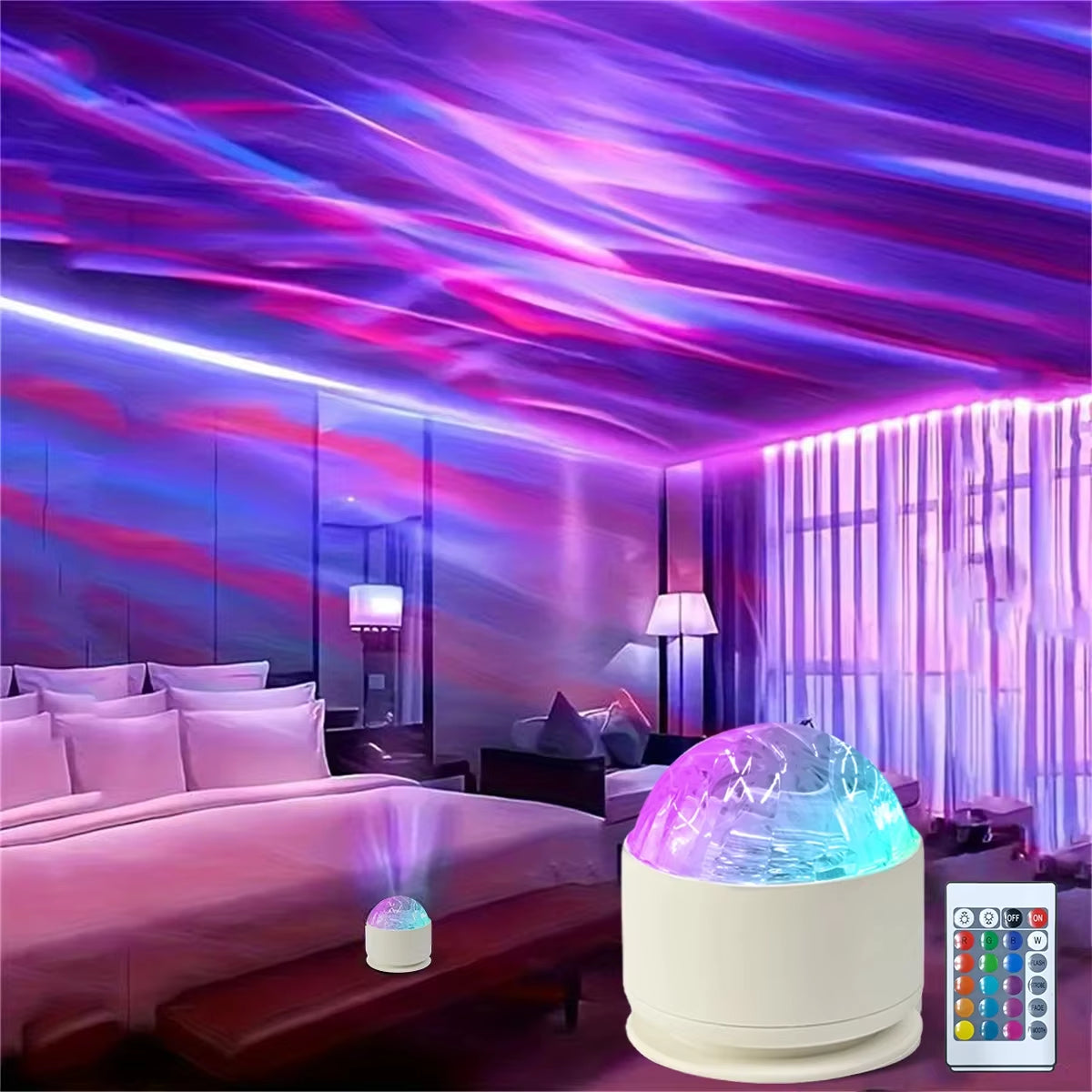 Northern Aurora Water Ripple Projector Lamp