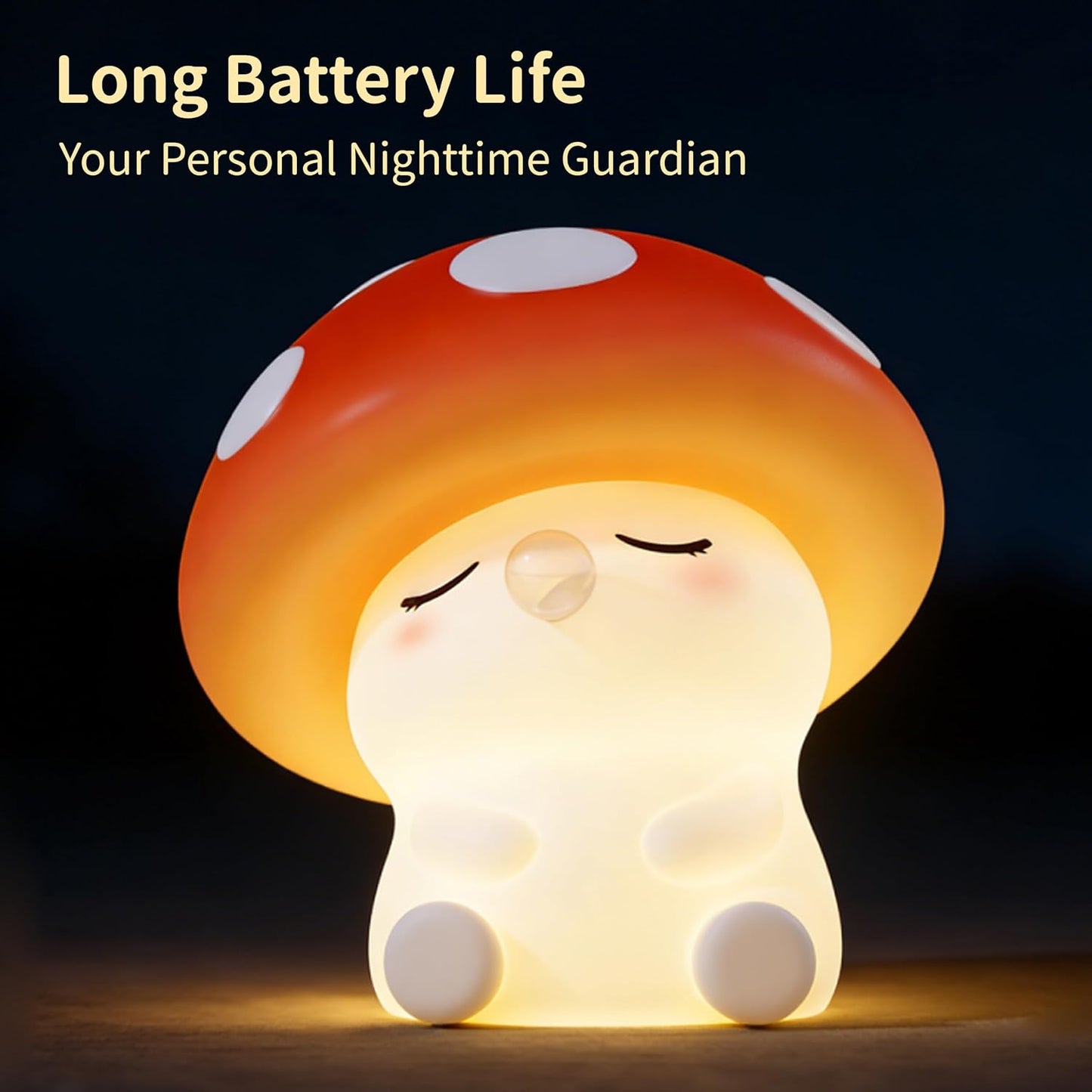 Squishy Mushroom Night Light - 20 Kawaii Characters