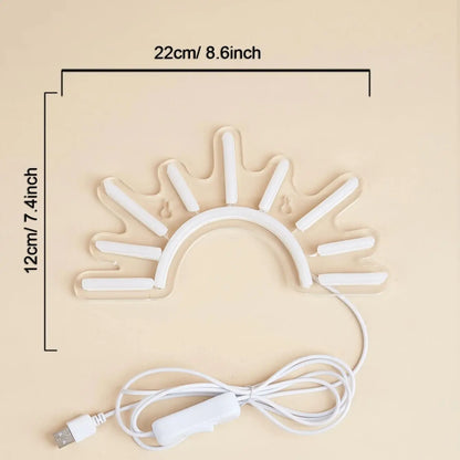 Sunrise Shape LED Neon Sign USB Powered
