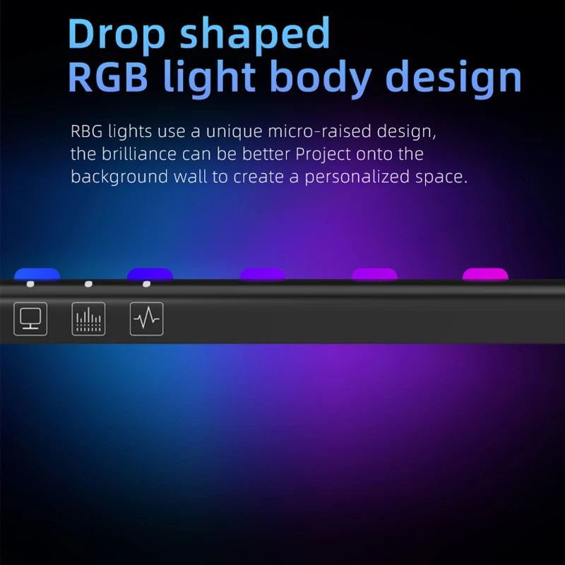 Computer Monitor Light Bar RGB Music Rhythm Gaming