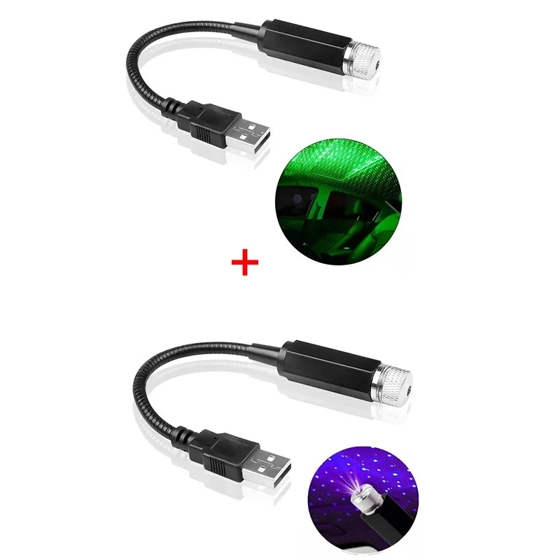 Galaxy Star Projector Night Light USB 5V