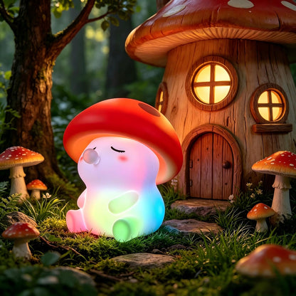 Squishy Mushroom Night Light - 20 Kawaii Characters