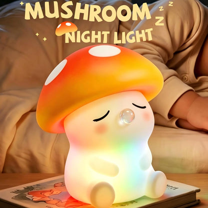 Squishy Mushroom Night Light - 20 Kawaii Characters