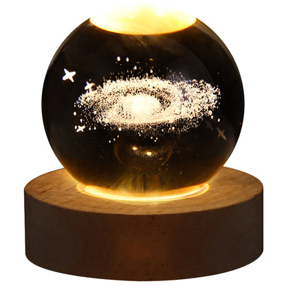 Astronomy Crystal Ball Night Light Astronaut