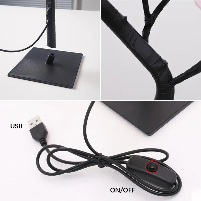 LED Rose Flower Tree Table Lamp