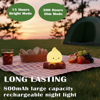 Pocket Campfire Lamp with 5 White Noise Sounds