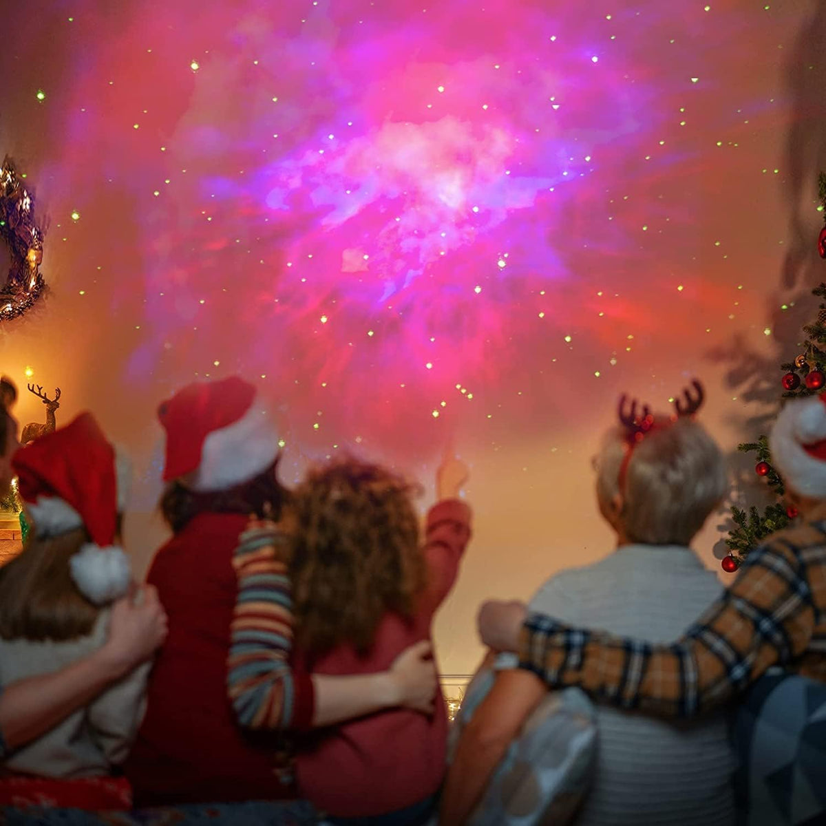 Little Astronaut Star Projector - 8 Nebula Modes, Remote & Timer