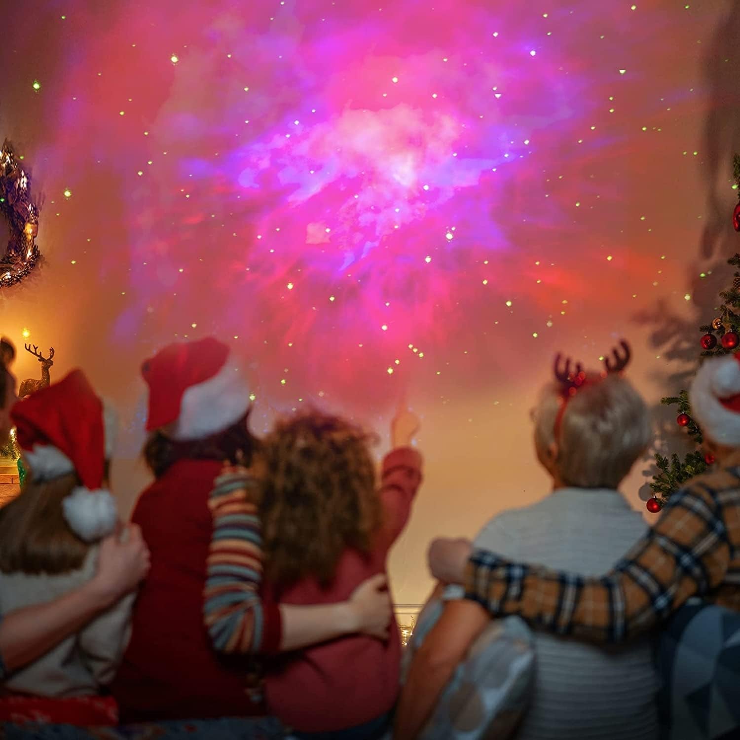Little Astronaut Star Projector - 8 Nebula Modes, Remote & Timer