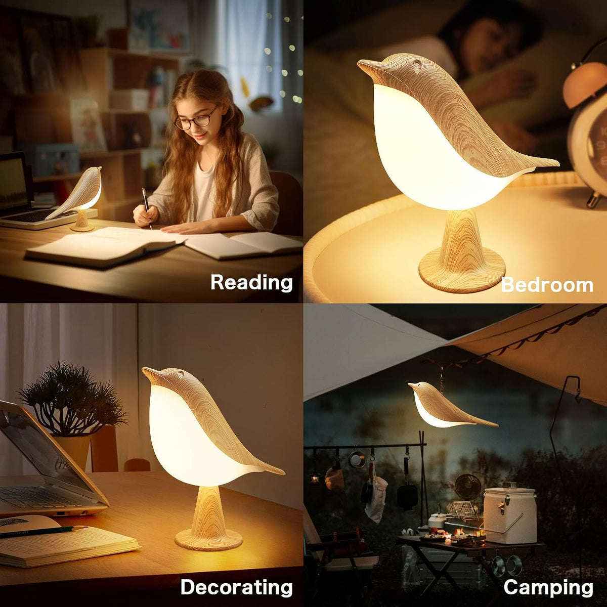Little Bird Cordless Lamp - Detachable 2-In-1 Table Light