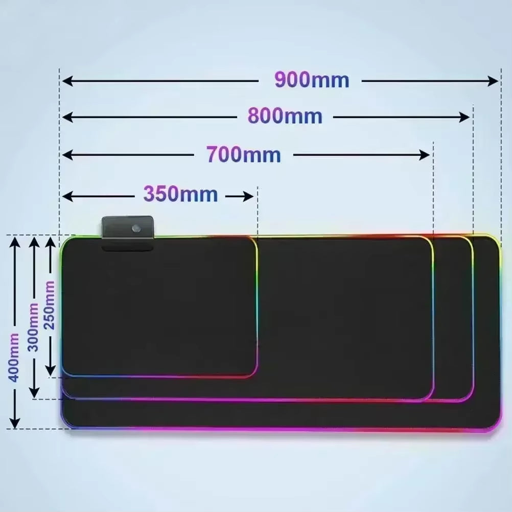 RGB Extended Hexagon Gaming Mouse Pad Desk Mat
