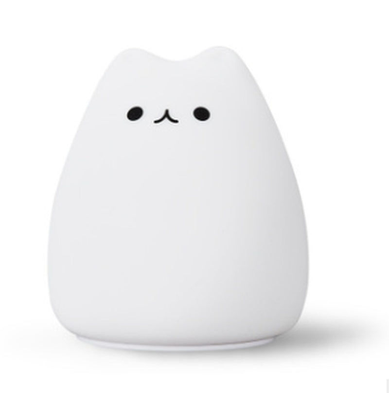 Silicone Touch Sensor LED Night Light - Cat