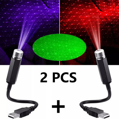 Galaxy Star Projector Night Light USB 5V