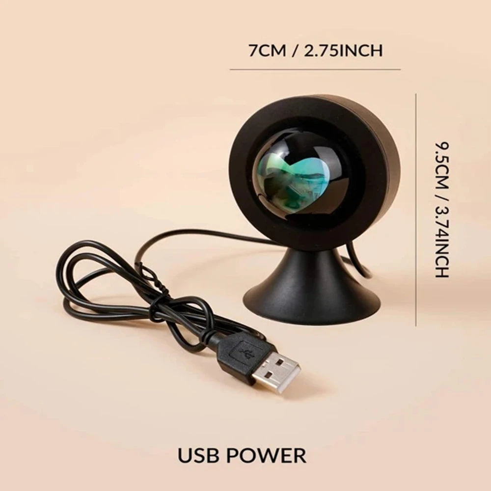 Sunset Light 'Love' Projector Desk Lamp