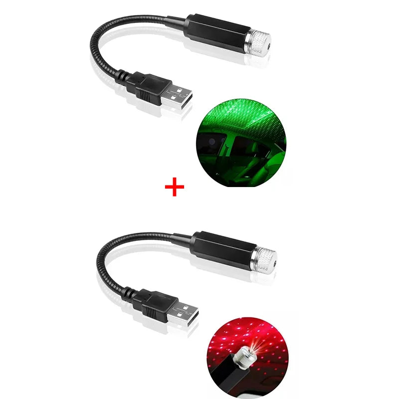 Galaxy Star Projector Night Light USB 5V